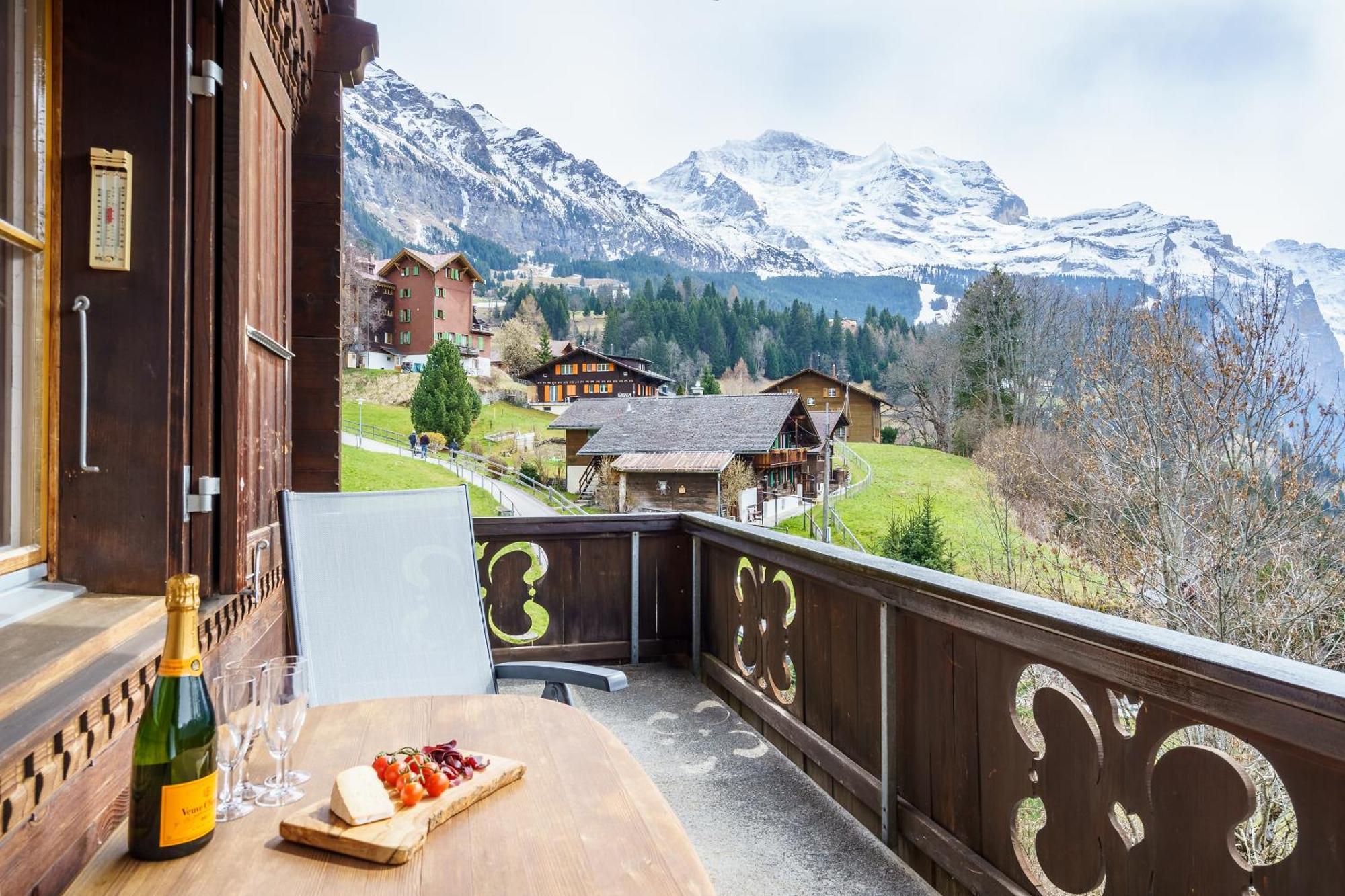 Chalet Bergkristall Wengen Kültér fotó