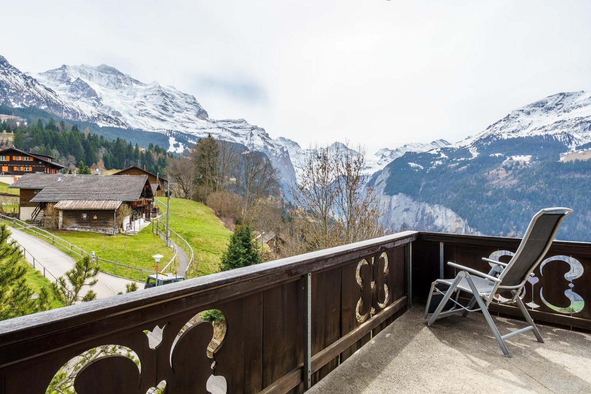 Chalet Bergkristall Wengen Kültér fotó