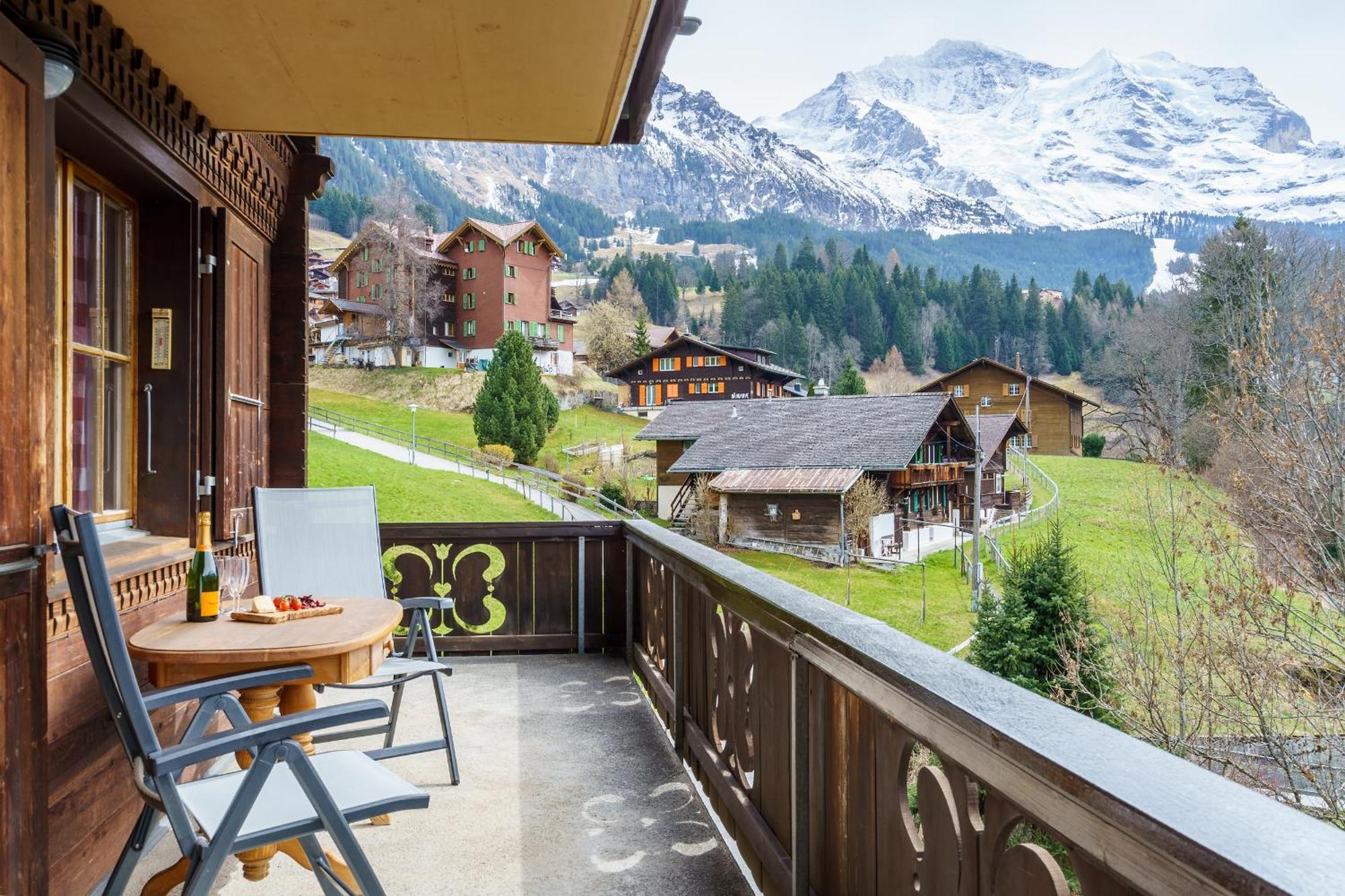 Chalet Bergkristall Wengen Kültér fotó