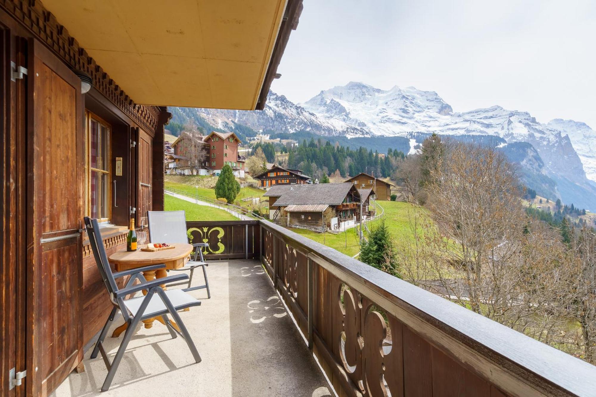 Chalet Bergkristall Wengen Kültér fotó